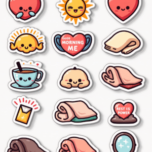 Self-Love & Motivation - Sticker Sheet v4